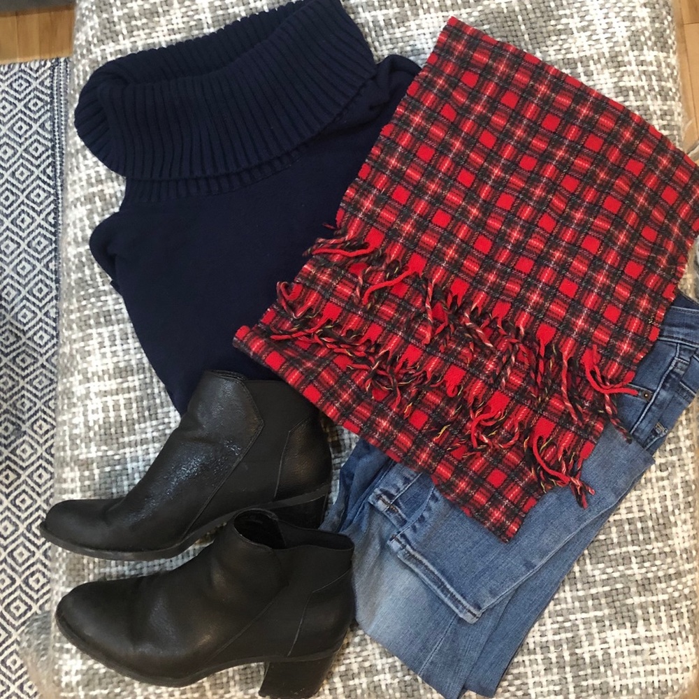 Vintage Gap Plaid Scarf